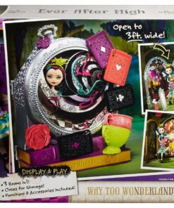 Mattel Ever After High Way Too Wonderland High and Raven Queen Playset, 6 years and up 40 91LM7msHzlL