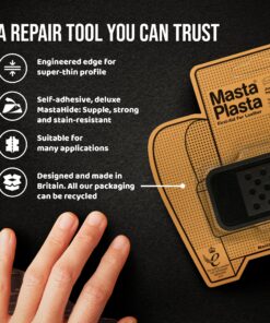 MastaPlasta Instant Self-Adhesive Premium Suede and Velvet Repair Patch. Brown Suede Bandage 4 x 1.5 Inch (10cm x 4cm). Upholstery Quality Patches for Sofas, Car Interiors, Bags, Jackets & More 10 91LNPXTUsTL