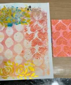 Gelli Arts Gel Printing Plate - 8" X 10" Gel Plate, Reusable Gel Printing Plate, Printmaking Gelli Plate for Art, Clear Gel Monoprinting Plate, Gel Plate Printing for Arts and Crafts 8 x 10-inch 23 91LOXxy eL