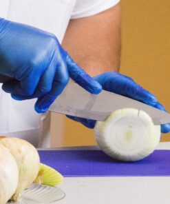 GLOVEWORKS Blue Vinyl Light-Industrial Disposable Gloves, 3 Mil, Food-Safe, Latex & Powder-Free, Medium, Case of 1000 14 91LPS82iGuL