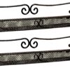 Deco Brothers 2 Pack Wall Mount Single Tier Mesh Spice Rack, Bronze 44 91LPZrrNAPL