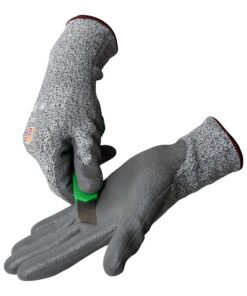 GYC Gloves, Cut Resistant Safety Work Gloves - Level 5 Cut Protection, 10 Pairs Pack - Excellent Dexterity & Breathability, Comfortable Soft PU coated (TK-713A/Size 10 - X-LARGE) Tk-713a_10(xl) 10 Pairs 14 91LSxWYBFpL