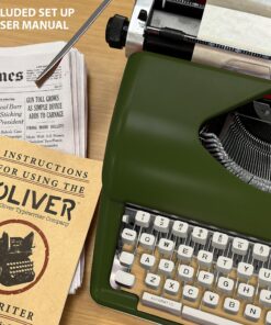 The Oliver Typewriter Company Timeless Manual Typewriter, Olive 11 91LWtZOq05L