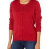 Amazon Essentials Women's Lightweight Crewneck Cardigan Sweater (Available in Plus Size) X-Large Red