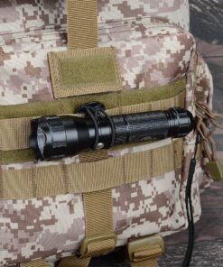 BOOSTEADY Pack of 10 Tactical Gear Clip Molle Web Dominators for Outdoor Hydration Tube Backpack Straps Management with Zippered Pouch Black 18 91LZzE3RoLL