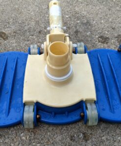 SWIMLINE HYDROTOOLS Manual Vacuum Head Attachment For Inground & Above Ground Pools |Weighted Flexible Swimming Pool Vac Head Rectangle Shape W/ Wheels| Swivel Hose 1-1/4 or 1-1/2’’| Clean 8150 Concrete Vac 34 91La8MI8VvL