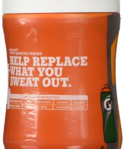 Gatorade Powder, Orange, 18.3-ounce Canister (1 Canister) 1.14 Pound (Pack of 1) 7 91LdMcxYlL