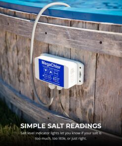 ControlOMatic MegaChlor Saltwater Chlorine Generator, Chlorinator for Swim Spas and Above Ground Pools Up to 17,000 Gallons Swim Spas up to 17,000 Gal 7 91LhcK1iZBL
