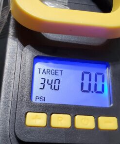 VacLife AC/DC 2-in-1 Tire Inflator - Portable Air Compressor, Pump for Car Tires (up to 50 PSI), Electric Bike 150 PSI) w/Auto Shut-Off Function, Model: ATJ-1666, Yellow (VL708) 56 91LwsIQSK6L