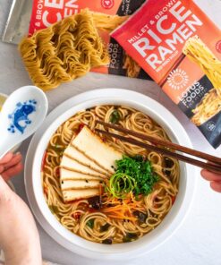Alternative view of Lotus Foods Bulk Food Organic Millet & Brown Rice Ramen Noodles with Red Miso Soup, Gluten-Free Easy to Cook & Healthy Japanese Noodles with Instant Gourmet Broth, 2.8 Oz (Pack of 10) 2.8 Ounce (Pack of 10)