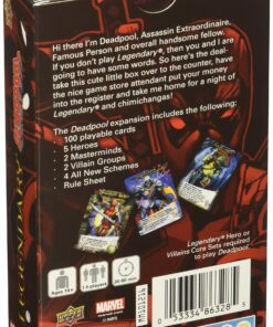 Alternative view of Legendary A Marvel Deck Building Deadpool Expansion Board Game
