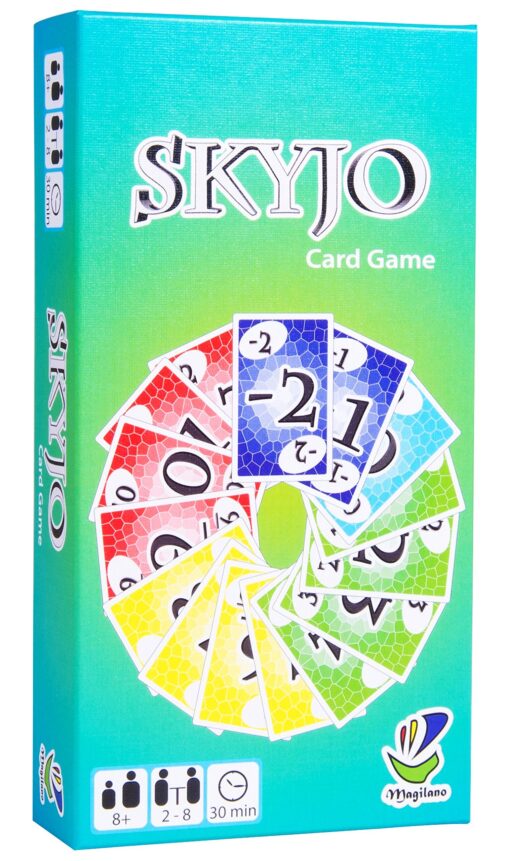 SKYJO by Magilano - The entertaining card game for kids and adults. The ideal game for fun, entertaining and exciting hours of play with friends and family. Standard