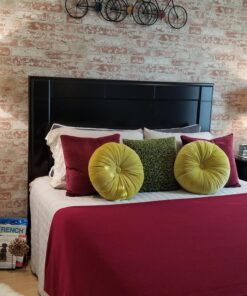 RoomMates RMK9035WP Red Stuccoed Brick Peel and Stick Wallpaper, Roll, Red 42 91M9pyYRbKL