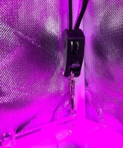 iPower GLROPEX2 2-Pair 1/8 Inch 8-Feet Long Heavy Duty Adjustable Rope Clip Hanger (150lbs Weight Capacity) Reinforced Metal, 2 Pairs, Black 35 91MC52YiZUL