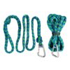 Premium PWC Dock Lines | 2-Pack Heavy Duty Braided Ropes, 3/4’’ x 7ft & 14ft Lengths, with 316 Stainless Steel Clip by Skog Å Kust 19mm (3/4 inch) dimeter rope 2-Pack: 7 & 14 ft Blue & Green