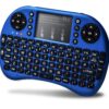 Rii Mini Bluetooth Keyboard with Touchpad&QWERTY Keyboard, Backlit Portable Wireless Keyboard for Smartphones/ Laptop/PC/Tablets/Windows/Mac/TV/Xbox/PS3/Raspberry Pi .(i8+ Blue) 18 91MEhb9kQL