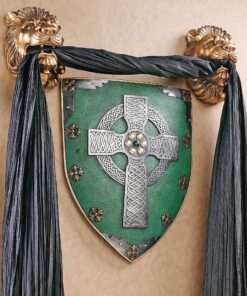 Alternative view of Design Toscano Celtic Warriors Sculptural Wall Shield - Set of Two Set of 2