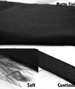 Craft And Party, Black Fabric Tulle Roll 54 Inch by 40 Yards (120 ft) Fabric Tulle Bolt for DIY Tutu Skirt, Wedding and Decoration (Black) 54" x 40 yards 24 91MHyqEFSbL