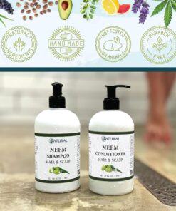 Zatural - Naked Neem - Neem Shampoo, Natural Soothing Scalp Shampoo (8oz Shampoo) 8 Fl Oz (Pack of 1) 13 91MRTRjXtEL