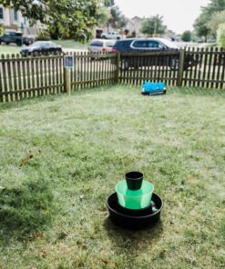 BULZiBUCKET Game by Water Sports - Beach, Tailgate, Camping, Yard, and Pool Games- Indoor/ Outdoor Kids Toys - Pool Accessories Perfect for Family Game Night (Green/Black) Black/Green 29 91MVjsBMNaL