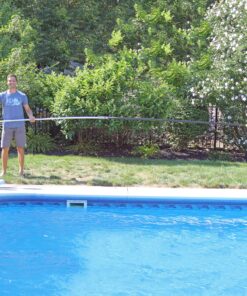 JED Pool Tools 50-560-16 Professional Deluxe Anodized Telescopic Pole, 16-Feet,Black and Silver Pole Only 20 91MW0doitL