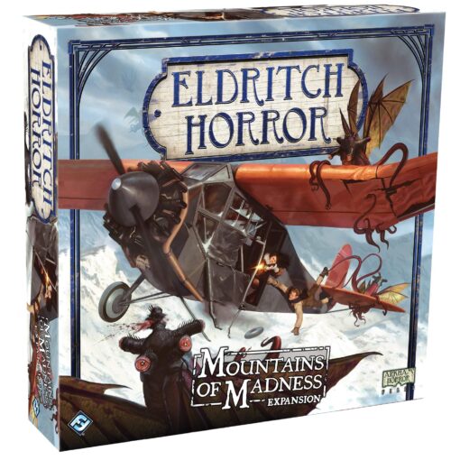 Eldritch Horror Mountains of Madness Board Game EXPANSION | Mystery Game | Cooperative Board Game for Adults and Family | Ages 14+ | 1-8 Players | Avg. Playtime 2-4 Hrs | Made by Fantasy Flight Games