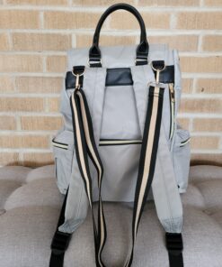 VS VOGSHOW Diaper Bag Backpack, Multifunction Stylish Travel Baby Bag Backpack with Crossbody Strap, Maternity Nappy Bag Gray 86 91MXHJpt88L