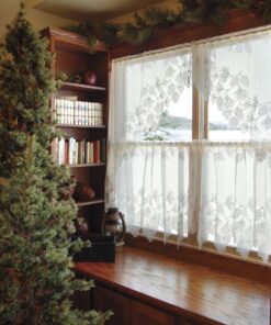 Heritage Lace Woodland 68-Inch Wide by 40-Inch Drop Swag Pair, White 68 inch wide by 40 inch drop 6 91MZ3N1sl4L