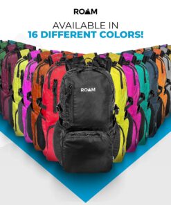 Roam 25L Hiking Daypack - Ultra Lightweight Packable Backpack - Durable, Water Resistant Folding Backpack for Travel, Camping Mango Orange 31 91MZC8eZLXS