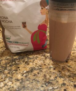 Baby Booster Chocolate Mocha Prenatal Vitamin Supplement and Protein Shake, Caffeine Free, All Natural, Vegetarian DHA, High Protein, Methyl Folate, B Vitamins, Great for Morning Sickness, 1 lb 1 Pound (Pack of 1) 23 91MZV6ACeiL