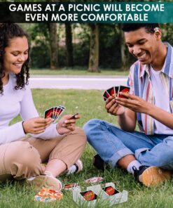 Dual Deck Revolving Card Holder - 360 Degree Revolving Holder Playing Card Holders for Adults Clear Tray Card Holders for Playing Cards Holder Plastic Card Holder Poker Tables Acrylic Card Holder 20 91MZnwwLHCL