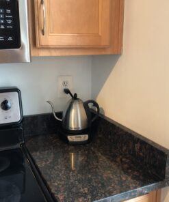 Bonavita 1L Digital Variable Temperature Gooseneck Electric Kettle for Coffee Brew and Tea Precise Pour Control, 6 Preset Temps, Café or Home Use, 1000 Watt, Stainless Steel Brushed Stainless Steel 43 91MdJenm8rL