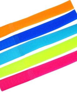 Ceeyali Colorful Reusable Fastening Cable Cord Tie Wire Organizer for Home Office Tablet PC TV Electronics Wire Management etc (Pack of 100) Colorful 100 Pack 14 91MfGLDp6BL