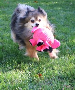 Alternative view of SmartPetLove Snuggle Puppy Tender-Tuffs Ball - Round Pink Elephant Plush Dog Toy - Cute and Fun Plush Ball with Squeakers