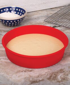 Mrs. Anderson's Baking Silicone 9-Inch Round Cake Pan, BPA Free, Non-Stick European-Grade Silicone, 9.5 x 2.25-Inches 17 91MuW qrVNL