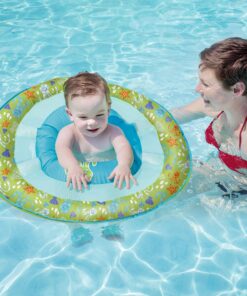SwimWays Baby Spring Float - Baby (9-24 Months) Water Float - Green Octopus, Blue 7 91N1BEHvlVL