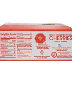 Cherry Bay Orchards - Dried Montmorency Tart Cherries (4 lb. box) - 100% Domestic, All Natural, Kosher Certified, Gluten Free, and GMO Free, No Additives 4 Pound (Pack of 1) 7 91N5aJw9ueL