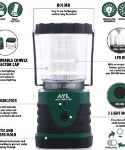 StarLight LED Camping Lantern - Water Resistant - Shock Proof - Long Lasting Up To 6 DAYS Straight - 1000 Lumens Ultra Bright LED Lantern - Perfect Lantern for Hiking, Emergencies, Hurricanes, Outages 1 32 91N5vnqB3dL