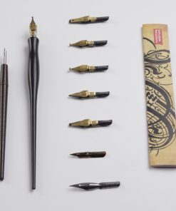 Speedball No. 5 Artists Pen Set - 2 Penholders w/ 6 Nibs, 3 Pen Tips Drawing Pen Sets Artists Set (No. 5) 3 91N9fXT66ML