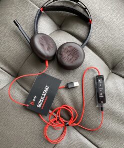 Plantronics - Blackwire C5220 - Wired, Dual-Ear (Stereo) Headset with Boom Mic - USB-A, 3.5 mm to connect to your PC, Mac, Tablet and/or Cell Phone Basic Packaging 33 91N9qusSp8L