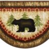 Cozy Cabin CC5275 Birch Bear Non Skid Rug 19"x31" Wedge Brown 19 in x 31 in 11 91NC0TAZOvL