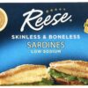 Reese Skinless and Boneless Sardines, Low Sodium in Water, 4.38-Ounce (Pack of 10) Packaging May Vary 17 91NLlAB1ZgL
