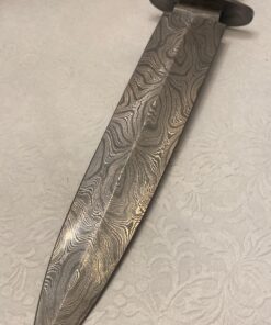 RAM-05 Damascus Steel Hunting Knife – Walnut Wood Handle 46 91NNQ3H0opL