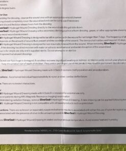 SilverSeal Burn and Wound Dressing | Hydrogel Pads with X-Static Silver | Soothing, Moist & Protective | Burns, Cuts & Wounds | 4 Sterile Dressings 4"x4" Patch (4 Count) 65 91NOVS7iNgL