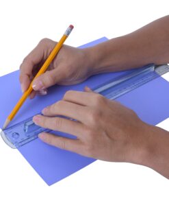 Westcott 00402 Smoke Gray Plastic Ruler with Finger Grip, 12 Inch Single 16 91NPKN0BvXL