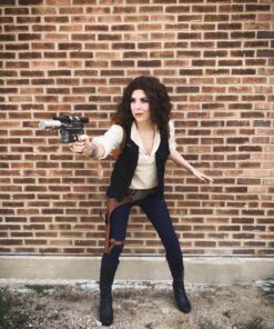 WELLMILLER Han Solo Cosplay Belt Holster Pu Leather Costume Accessories Props Update Version 28 91NW5lHleSL