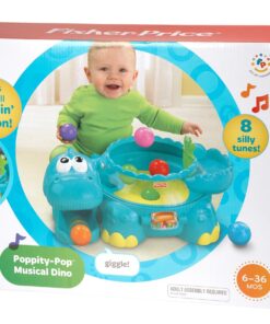Fisher-Price Go Baby Go Poppity-Pop Musical Dino Standard 62 91NXaD7uusL