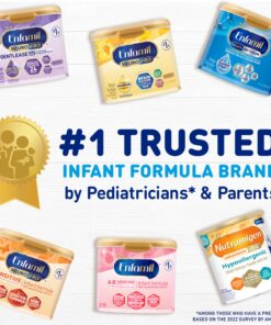 Alternative view of Enfamil Nutramigen Infant Formula, Hypoallergenic and Lactose Free Formula with Enflora LGG, Fast Relief from Severe Crying and Colic, Powder Can, 19.8 Ounce (Pack of 4)