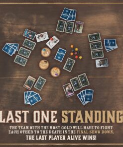 Deadwood 1876 Old West Board Game of Gold, Strategy, Secrets, and Stealing A Wild West Party Card Games for Adults and Family Game Night 2-9 Players Ages 13 and Up 10 91NcRTmDVZL