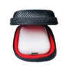 Qladcase for AirPods Hard Carrying Case, Compact Earbuds Holder MP3 Bluetooth iPod Earphones Earbuds Apple Headphones, Zipper Enclosure Perfect for Accessories (Black/Red NO Internal NET) Black/Red (No Internal Net) 14 91NjdhZoX7L